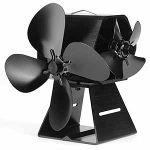 Heat Powered 8 Blade Twin Stove Fan